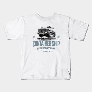 Container Ship Kids T-Shirt